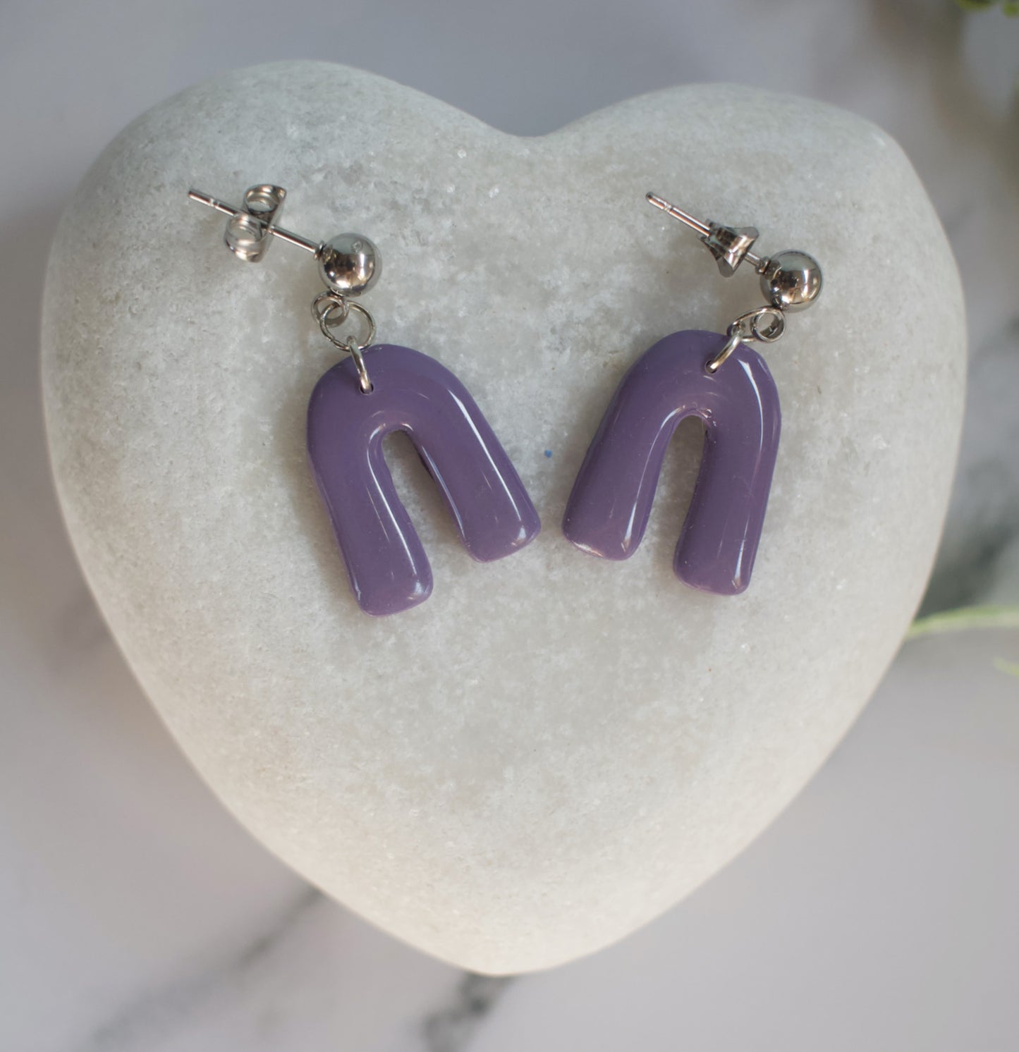 Gloss Arch Drops | Dusty Purple