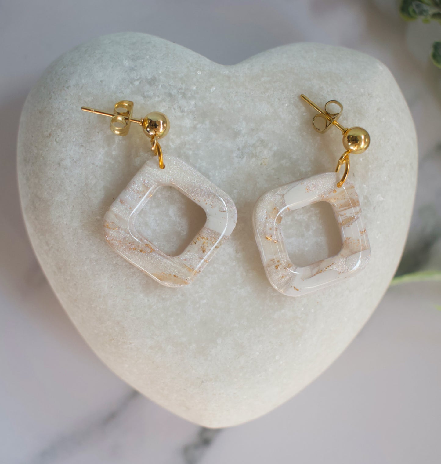 Enchanted Stone | Off Set Squares | Lunar Glow