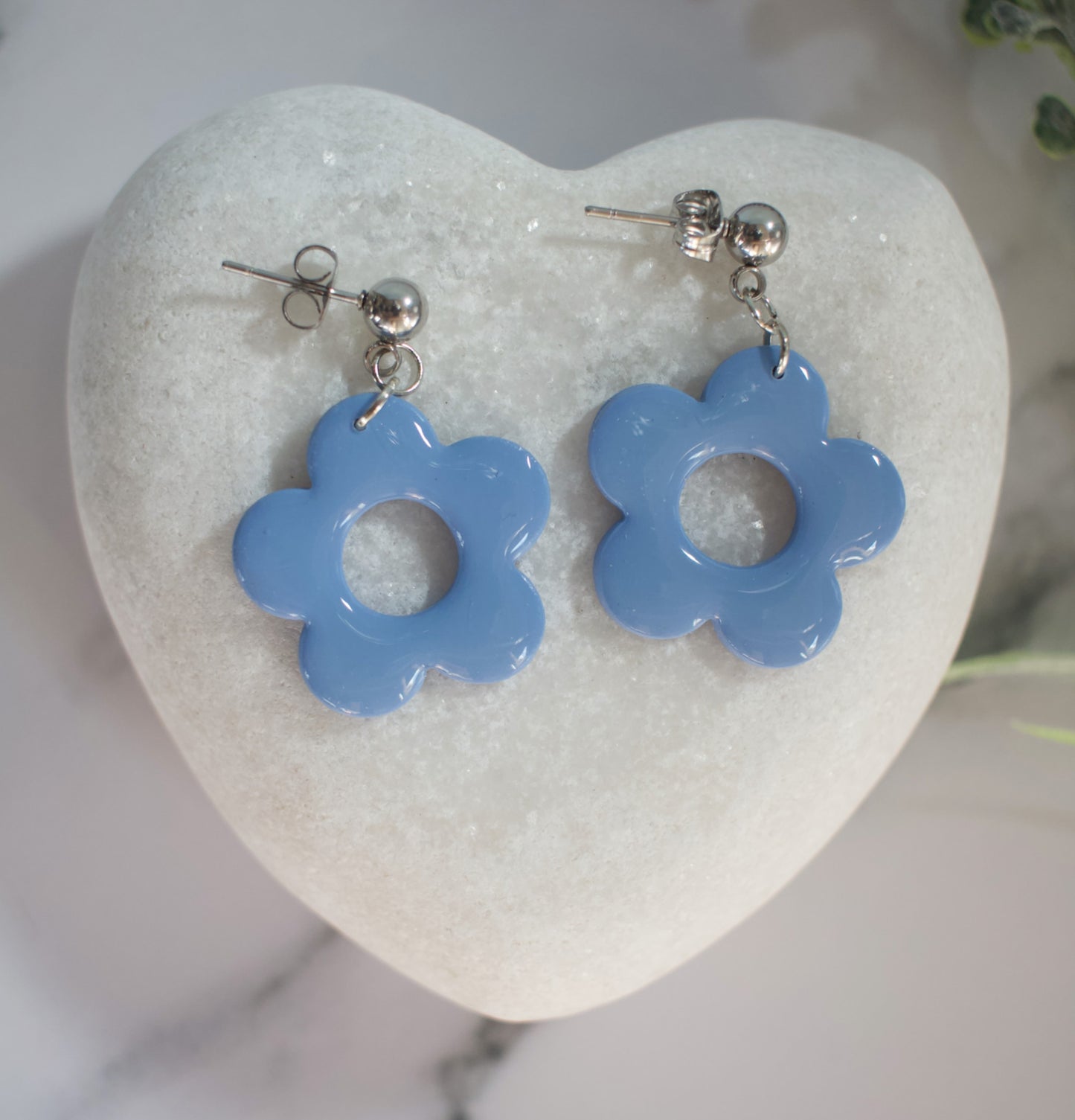 Gloss Flowers | Grey Blue