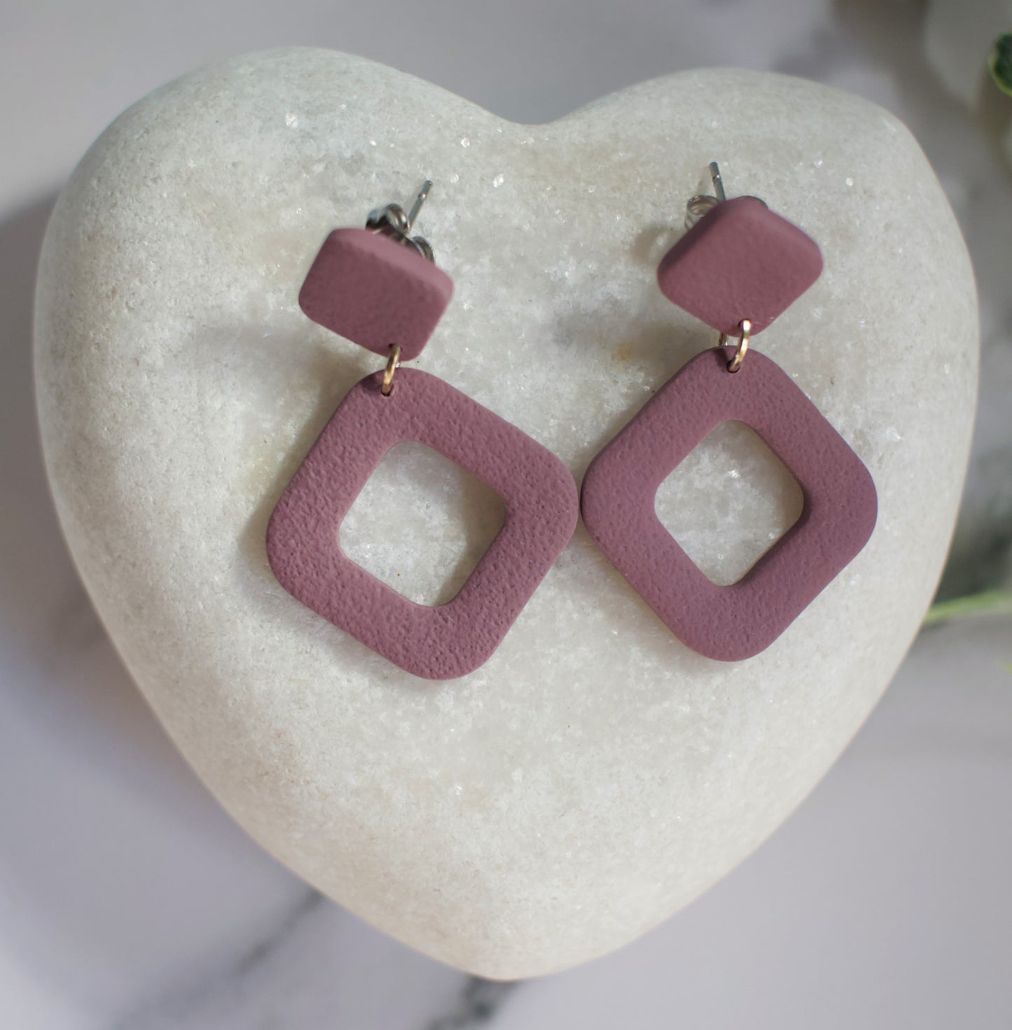 Textured Off-set Squares |  Mulberry Matte