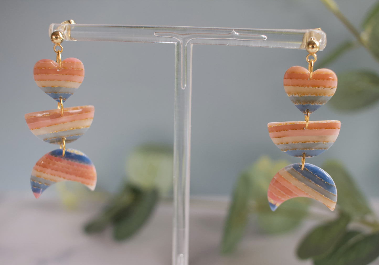 Enchanted Layers Organic Dangles  | Amber Horizon