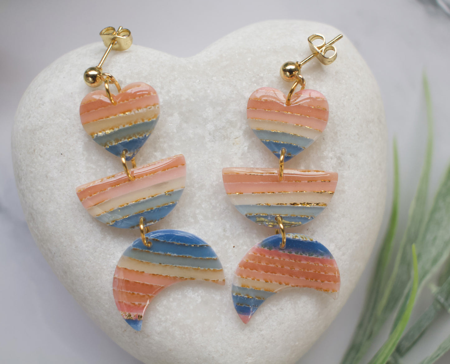 Enchanted Layers Organic Dangles  | Amber Horizon