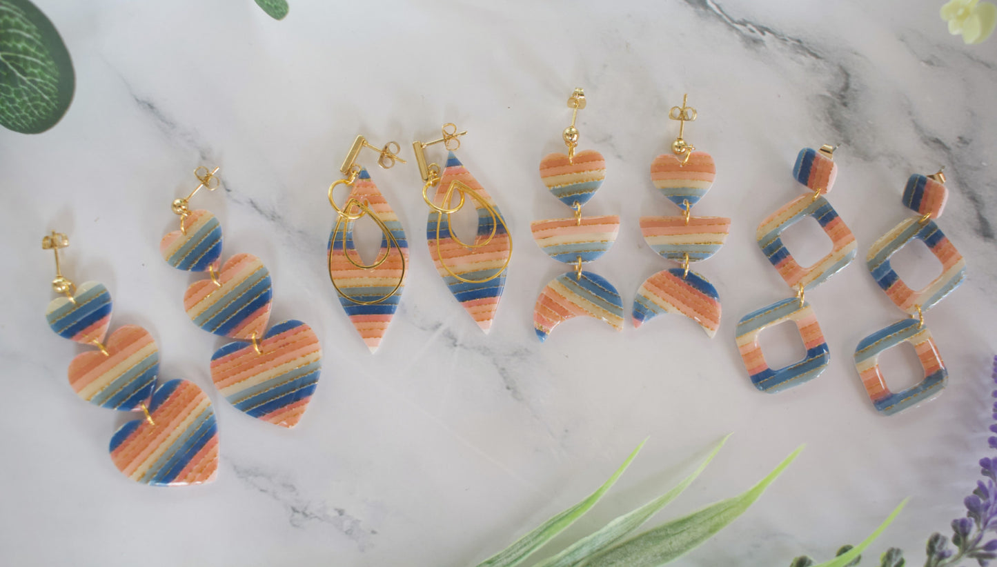 Enchanted Layers Heart Dangles | Amber Horizon