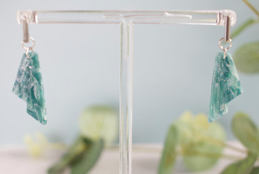 Enchanted Stone Art Deco Drops | Frozen Sea