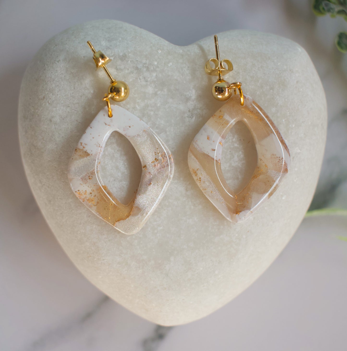 Enchanted Stone | Cut-out Diamond Drops | Lunar Glow