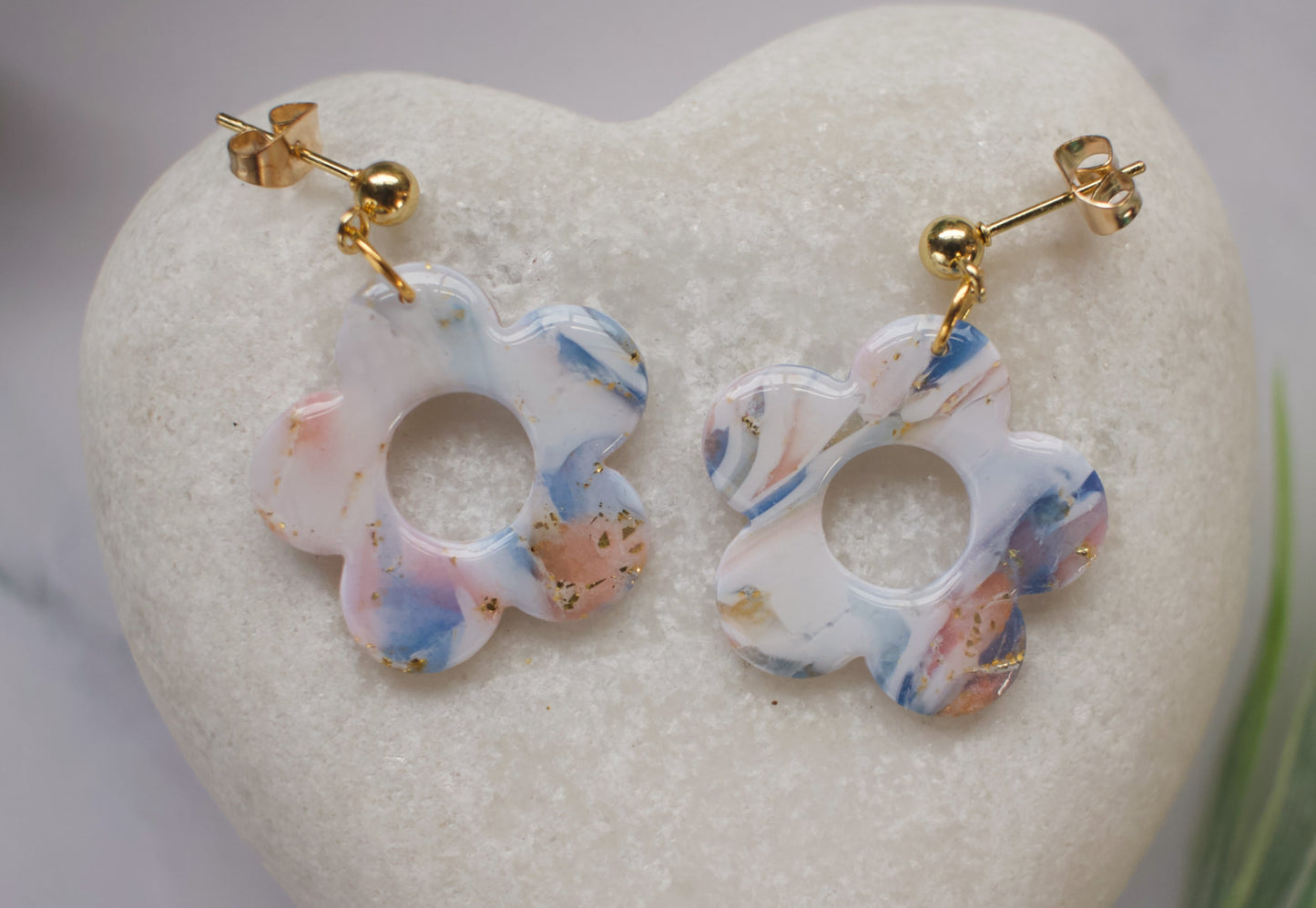 Enchanted Stone Cutout Flower   | Whisper Tide