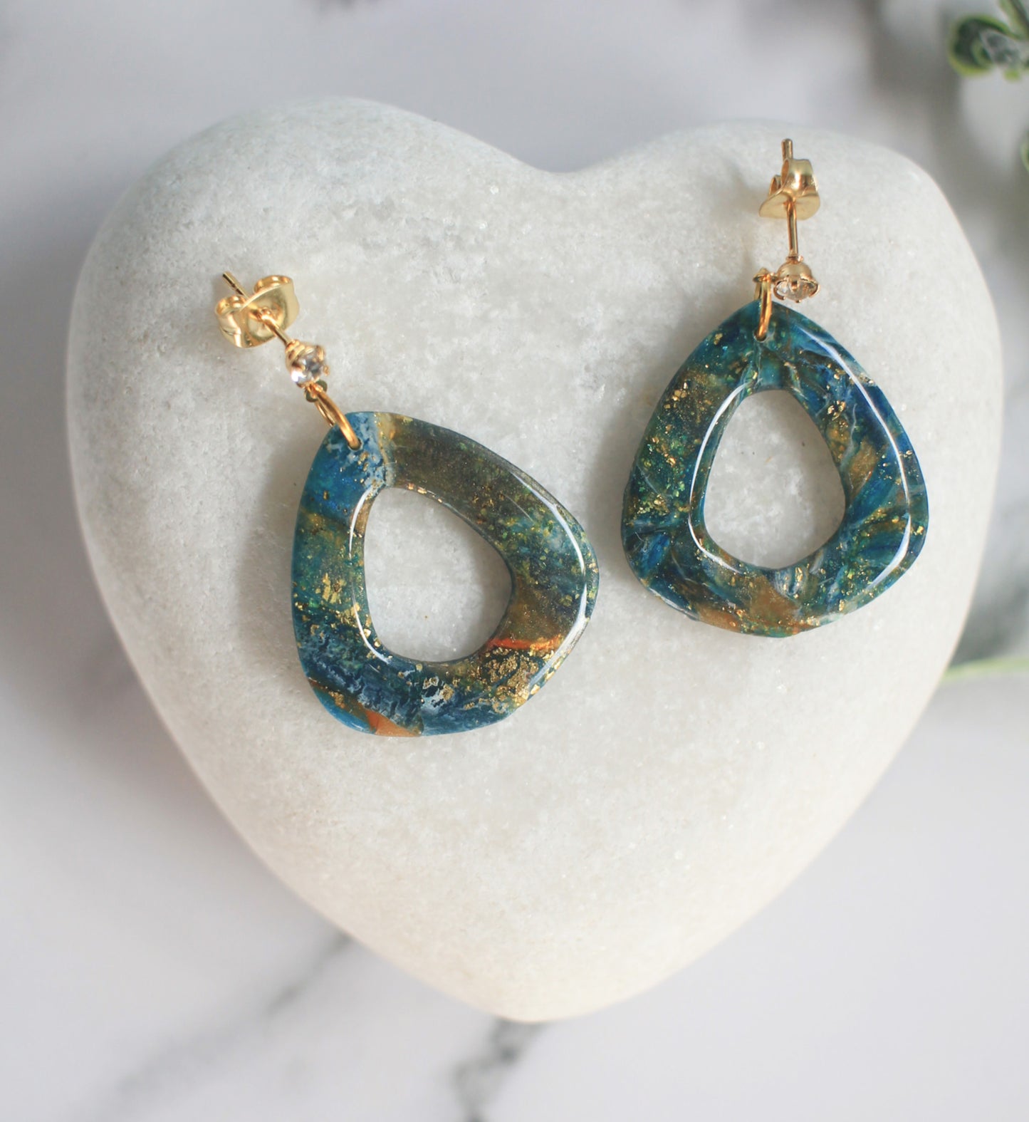 Enchanted Stone | Cutout Fat Drops | Midnight Galaxy