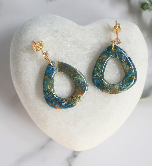 Enchanted Stone | Cutout Fat Drops | Midnight Galaxy