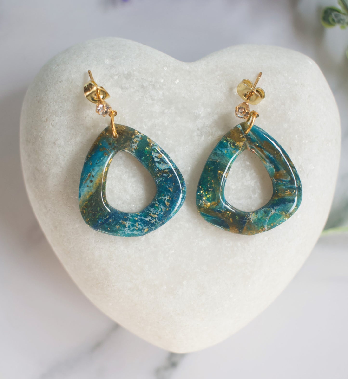 Enchanted Stone | Cutout Fat Drops | Twilight Galaxy