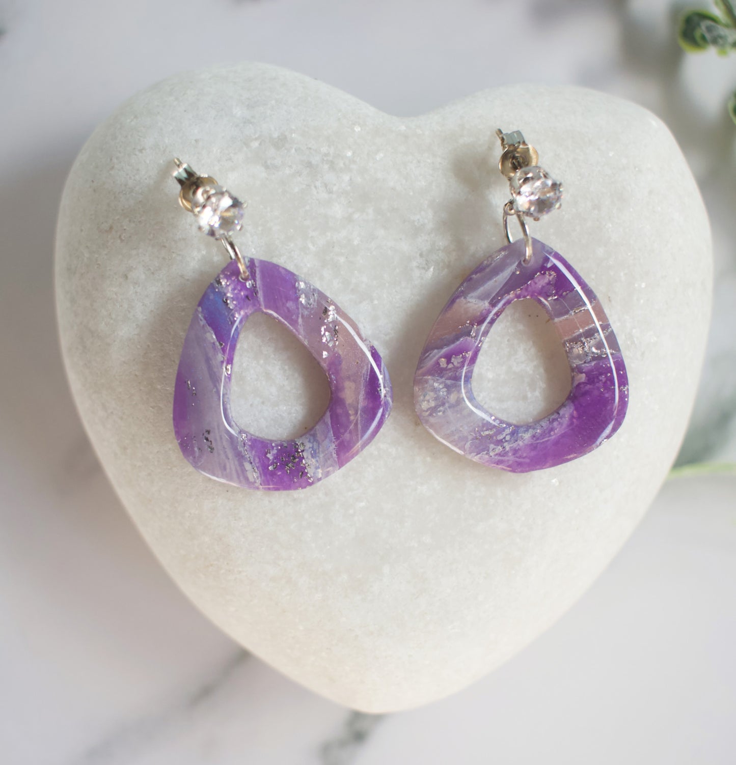 Enchanted Stone | Cutout Fat Drops | Purple Haze