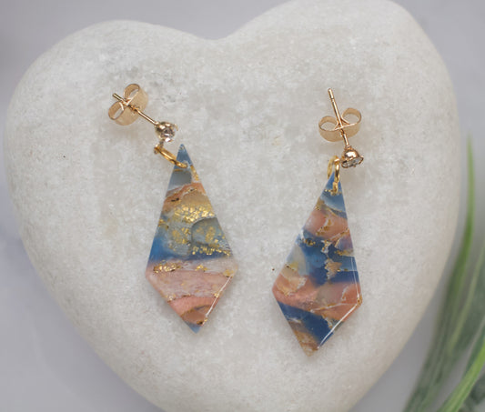 Enchanted Stone Kite Drops | Aurora Coral