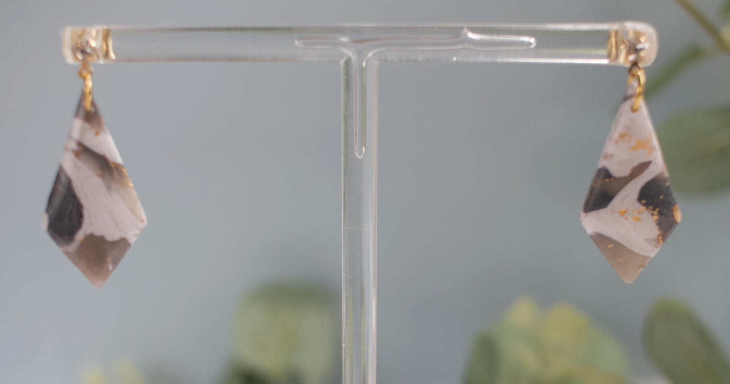 Enchanted Stone Kite Drops | Gilded Marble