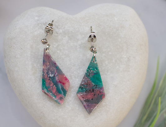 Enchanted Stone Kite Drops | Seaglass Blossom | Coral Bloom