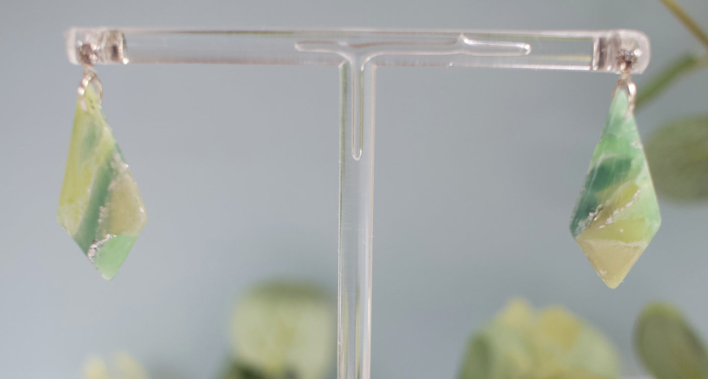 Enchanted Stone Kite Drops | Silver Fern | Bright tones