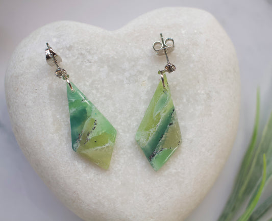 Enchanted Stone Kite Drops | Silver Fern | Bright tones