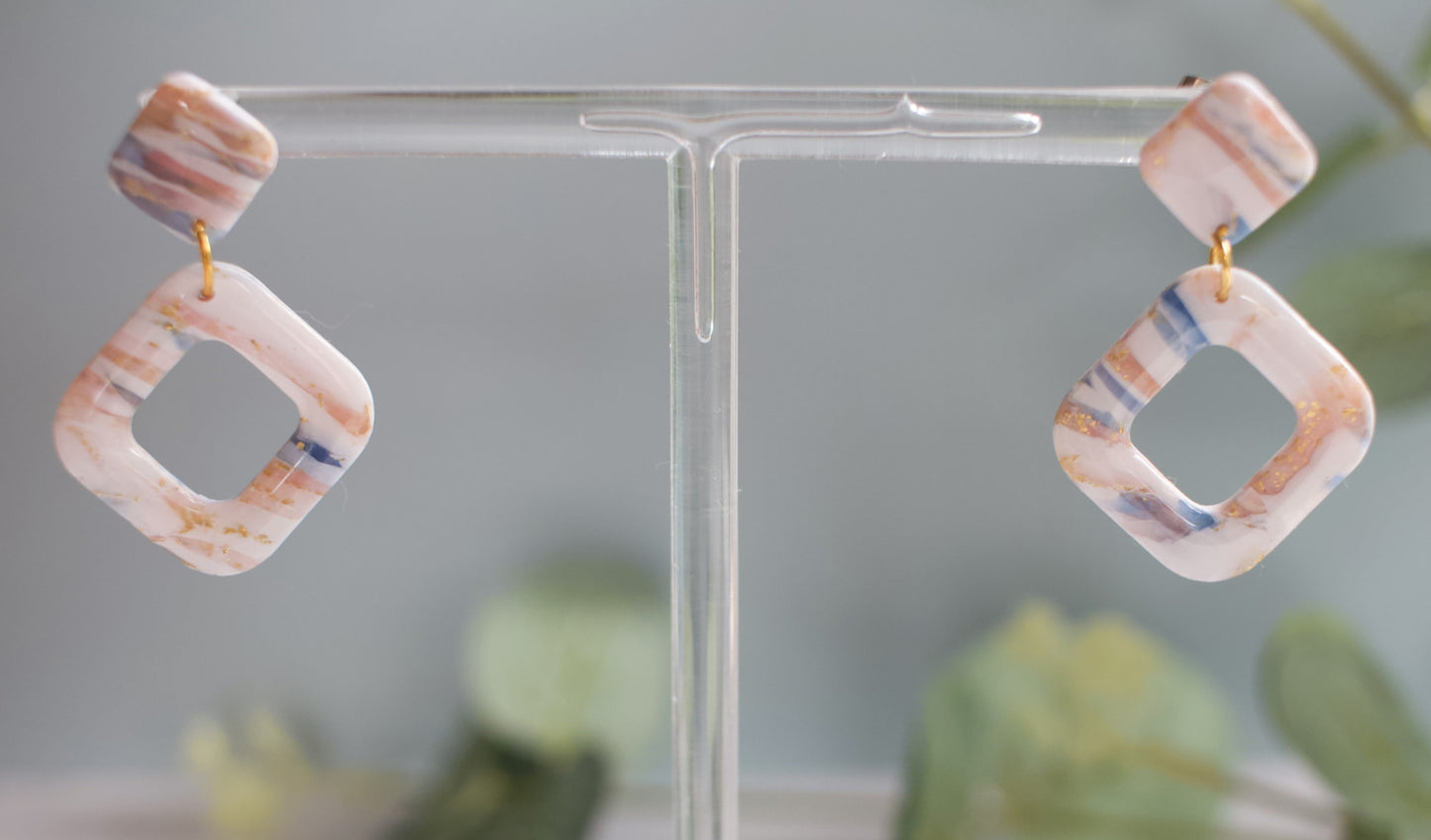 Enchanted Stone Off Set Squares  | Whisper Tide