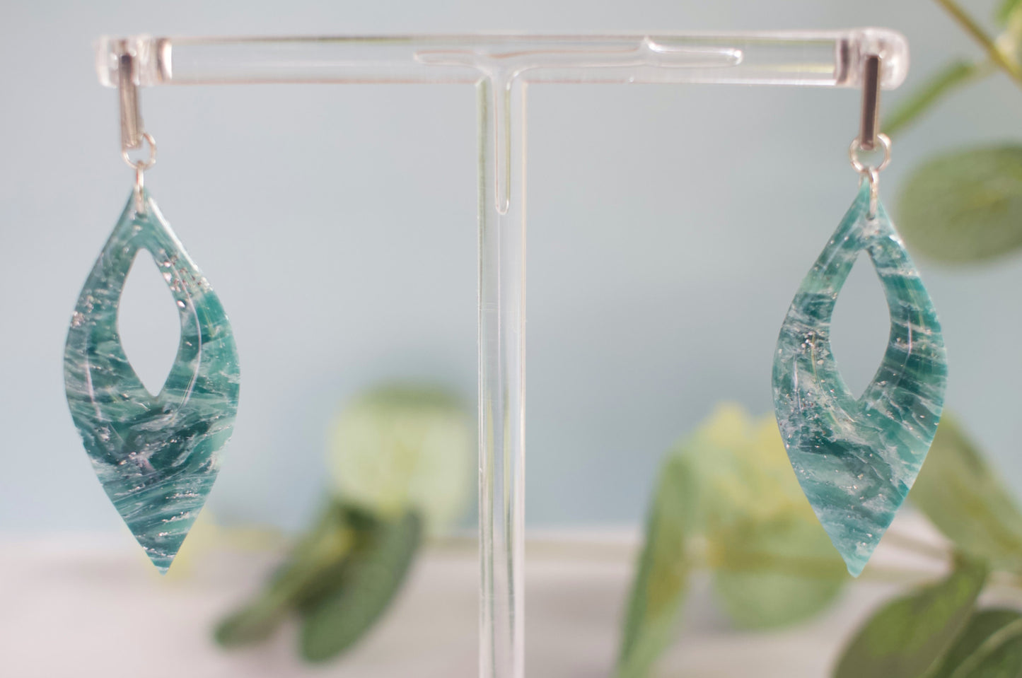 Enchanted Stone Pointed Drops | Frozen Sea