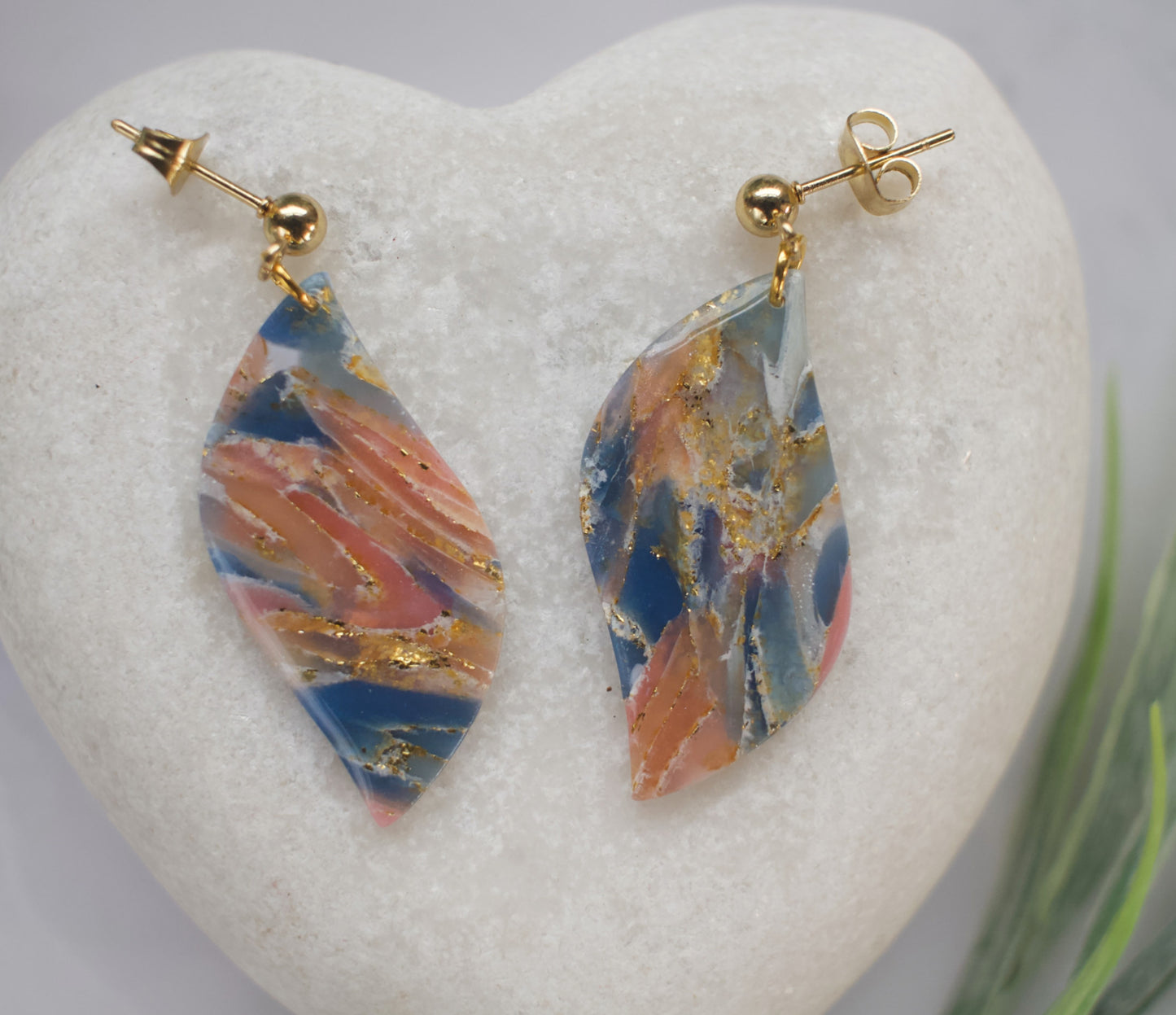 Enchanted Stone Wave Drop | Aurora Coral