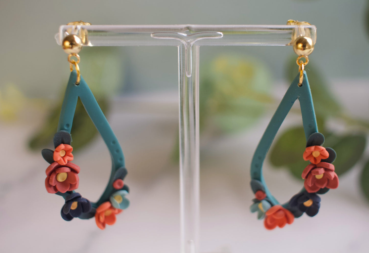 Autumn Teardrop - Long | Teal