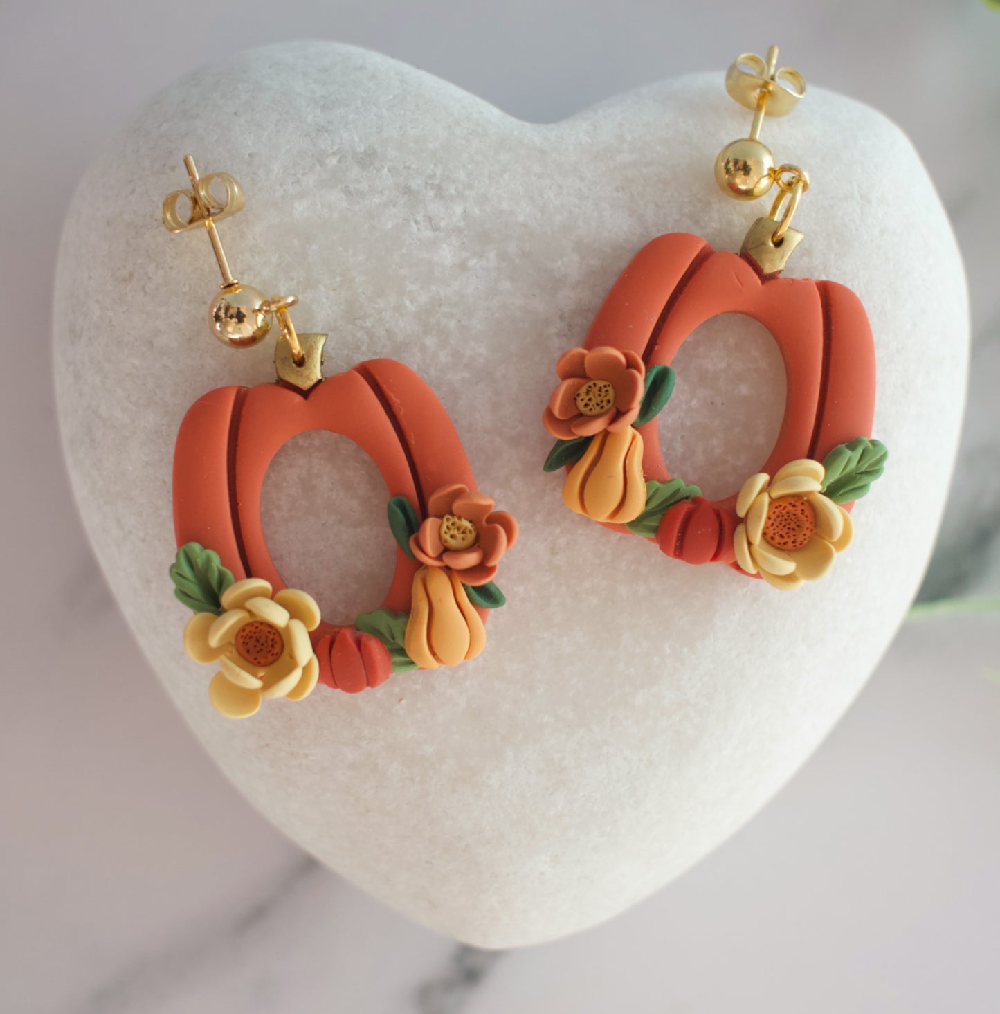 Harvest Blooms | Cut-out Pumpkin | Autumn Ember