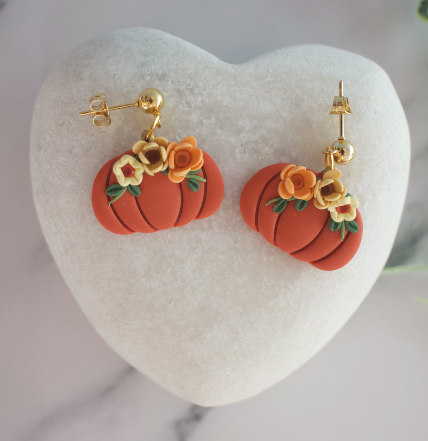 Harvest Blooms | Medium Pumpkin | Autumn Ember