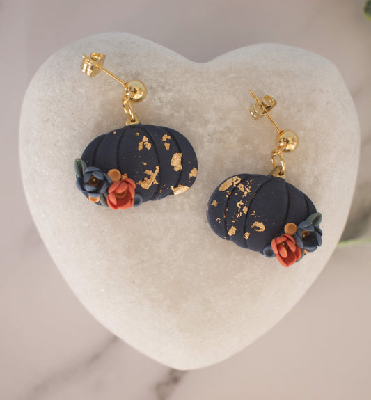 Harvest Blooms | Medium Pumpkin | Twilight Harvest